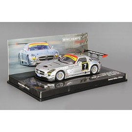Minichamps 1:43 MB SLS AMG GT3 Jager/Seyffarth/Heyer/Breslin #7 24H Dubai 2011 437110307 [Shipping from Canada]