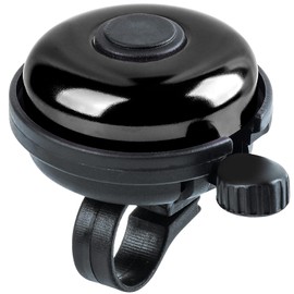 Xthuge Classic Bike Bell, Aluminum Bicycle Bell, Loud Crisp Clear Sound Bicycle Bike Bell for Adults Kids(Black-Right Hand Use)