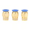 TOPINCN 10Pcs Pneumatic Quick Connector Air Fittings Adapter 8Mm Diameter