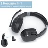 MONODEAL Bluetooth Headset, Wireless Headset Microphone with Active Noise Cancelling