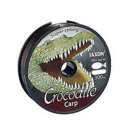 Jaxon Crocodile Carp Fishing Line 600 m Spool 0.25 0,35 mm Monofilament Carp Line (0.025 M, brown