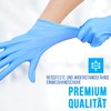 IEA Medical Nitrile Gloves, L, Blue, Pack of 100, Disposable