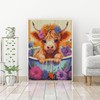 Cow Stamped Cross Stitch Kits for Adults Beginners, DIY Animals