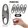 Suitcase Locks, 4pcs Zipper Locks for Backpacks Suitcase Lock Mini