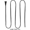 3 Pack Lamp Cord with Molded Plug, Lamp Cord Stripped