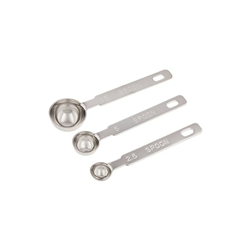 Kanda Kan 052057 Measuring Spoons, Thick Mouth, Set of 3,