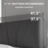 Novilla Queen Size Bed Frame Upholstered Platform Queen Bed Frame