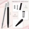 50 Count Microblading Pens Manual Eyebrow Pencils Microblading Supplies Aluminum