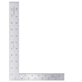 Mr. Pen- Framing Square, 8 inch x 12 inch, Silver, Carpenter Square, Carpenters Square, Right Angle Ruler, Framing Tools, L Shape Ruler, Metal Square, Steel Square
