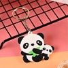 LiJuanWang Keyring Pendant, Gift Keyring, Bamboo Panda Keyring, Metal Lucky