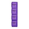 Relaxdays Astuccio Portapillole, 7 Giorni 4 Scomparti Organizer Porta Pastiglie
