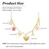 Gold Charm Necklace for Women Gold Initial Necklaces for Women