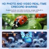 Kids Microscope Digital Camera Magnifying Glass Toys with 8 LED