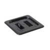 Thunder Group GN 1/6, Standard Solid Cover, Black, for Polycarbonate