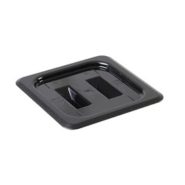 Thunder Group GN 1/6, Standard Solid Cover, Black, for Polycarbonate Gastronorm Container