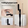 MSQ Eyebrow Brush and Comb Folding Eyelash Brush Eyelash Separator