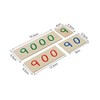 Adena Montessori Materials-Small Wooden Number Cards with Box (1-9000)
