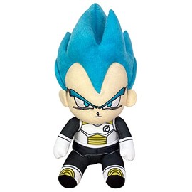Great Eastern Entertainment Dragon Ball Super- Ss Vegeta 01 Sitting Pose Plush 7" H