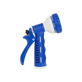 Garden-Hose-Nozzle,ABS Water Spray Nozzle with Heavy Duty 7 Adjustable Watering Patterns,Slip Resistant for Watering Plants,Lawn& Garden,Washing Cars,Cleaning,Showering Pets & Outdoor Fun.