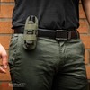 TH1 Tactical Flashlight Holster Duty Belt Pouch Open-end Stretchable Rotatable