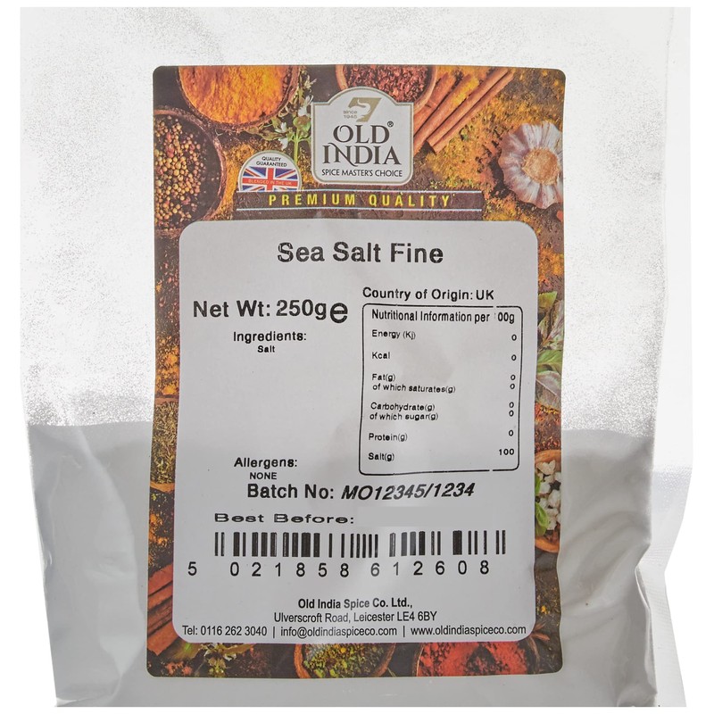 Old India Sea Salt Fine 250g