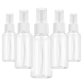 Xfbaozxy 5 Pack Spray Bottle, 50ml Small Spray Bottle, Fine Mist Empty Travel Bottles, Reusable Plastic Mini Travel Bottle For Liquid Cosmetic for Personal Care, Cleaning