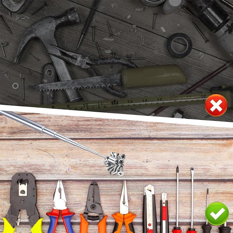 DFsucces Magnetic Tool, Magnetic Stick, Pen Type, Extendable, Strong Magnetic