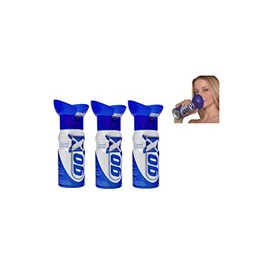 Packung mit 3 Dosen Sauerstoff 4-Liter - Dosen von reinem Sauerstoff-Atmung - Marke GOX