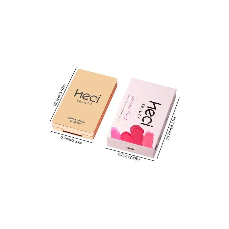 Double-Take Crème & Powder Blush Duo Tono Del Maquillaje Flush