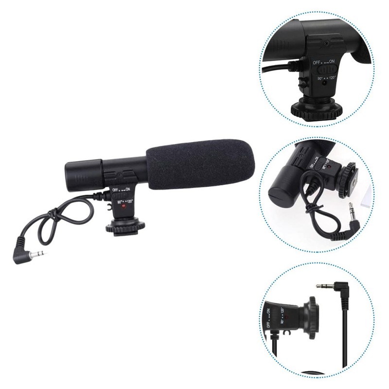 Gadpiparty 1 x Interview Microphone Phone Camera