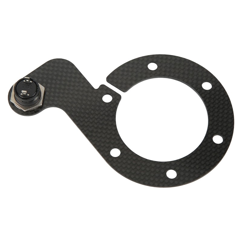 Steering Wheel Horn Button 6 Hole Carbon Fiber Comfortable Touch