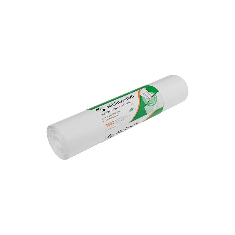 DEISS FIRST PLUS LDPE Bin Bags 1A Material 80 L