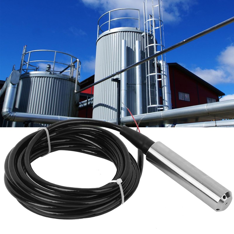 Water Level Sensor, High Precision Level Transmitter, 4-20 mA Output,