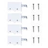 4 x Sossai® Dexo Cabinet Hangers | Hanger + Screws