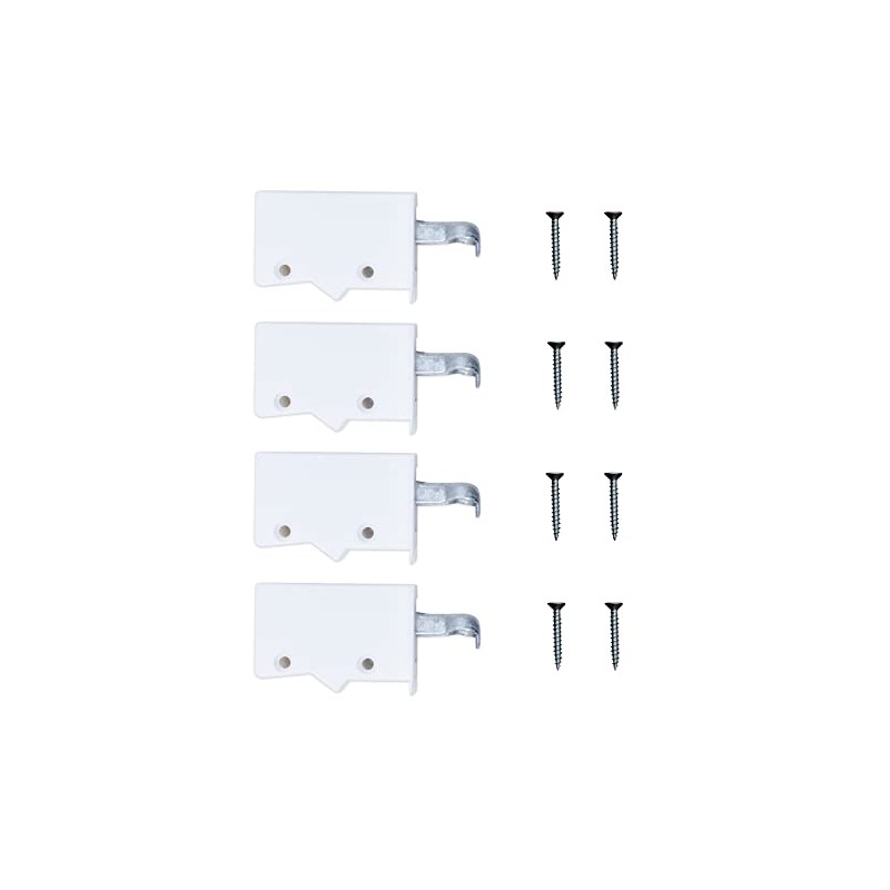 4 x Sossai® Dexo Cabinet Hangers | Hanger + Screws