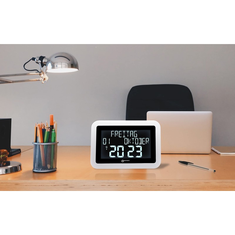 Geemarc VISO15_WH_VDE radio-controlled clock White
