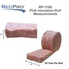 RecPro RV Fiberglass Insulation 2-1/4" Thickness | Unfaced | 15"