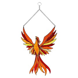Phoenix Ornament Phoenix Suncatcher Window Hangings Sun Catcher Phoenixs Suncatcher Hanger Bird Wall Decor for Home Decoration
