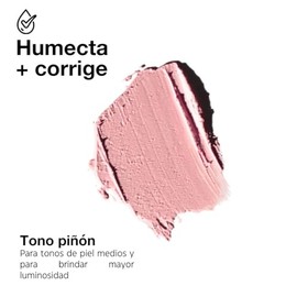 Corrector en crema humectante con protector solar. Para piel grasa y mixta (Vitamina E, Karité, Cúruma) (Piñón, Normal)