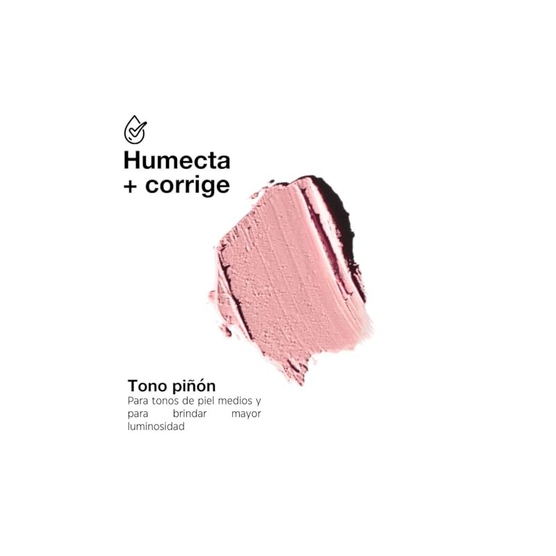 Corrector en crema humectante con protector solar. Para piel grasa