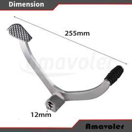 amavoler Gear Shift Lever Shifter Aftermarket Replacement Parts Fit for 50cc 70cc 90cc 110cc 125cc 150cc 200cc Engine Baja ATV Quad 4 Wheeler Motorcycle.