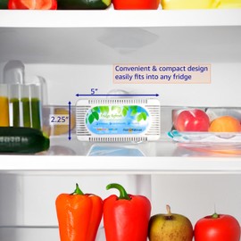 Pick-a-Palooza Fridge Deodorizer 2 Pack - Unscented Charcoal Activated Refrigerator Odor Eliminator