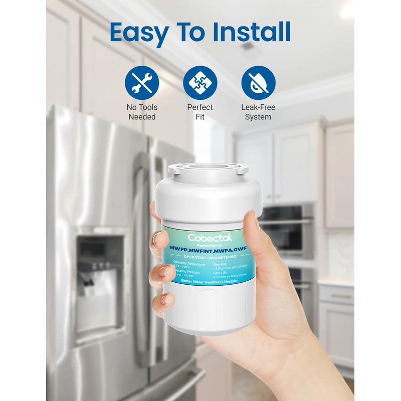 RWF0600A Replacement for ge Water Filter MWFP, MWFA, MWFAP, MWFINT,