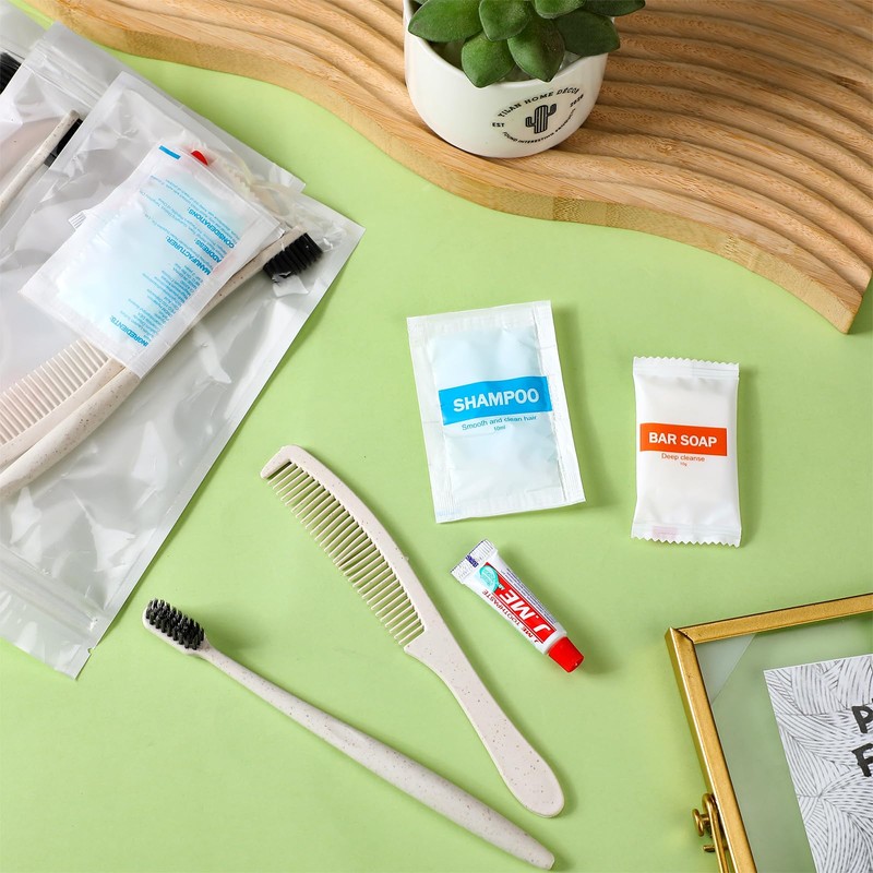 Hushee 96 Sets Bulk Hygiene Kit for Homeless, Includes Shampoo