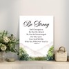 Gwisml Be Strong And Courageous Inspirational Bible Verse Canvas Wall