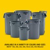 Rubbermaid Commercial Products BRUTE Heavy-Duty Round Trash/Garbage Can with Venting