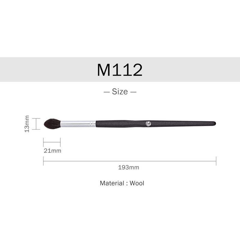 ENERGY M112 Conical Flame Shape Crease Eyeshadow Brush, Brow Bone