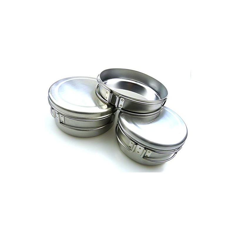 Gaobabu Stainless Steel Cooker Set of 3 with Storage Bag