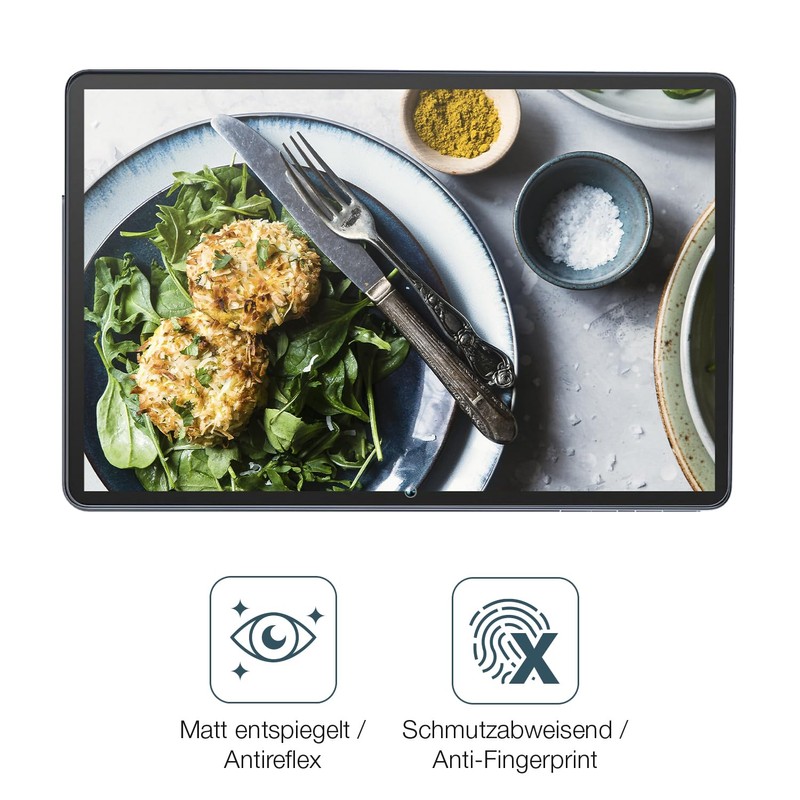 dipos I 2x Screen Protector 9H Matte Compatible with Tabwee