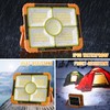 100W LED Solar Work Light, 466 LED 10000LM Magnetic Worklight